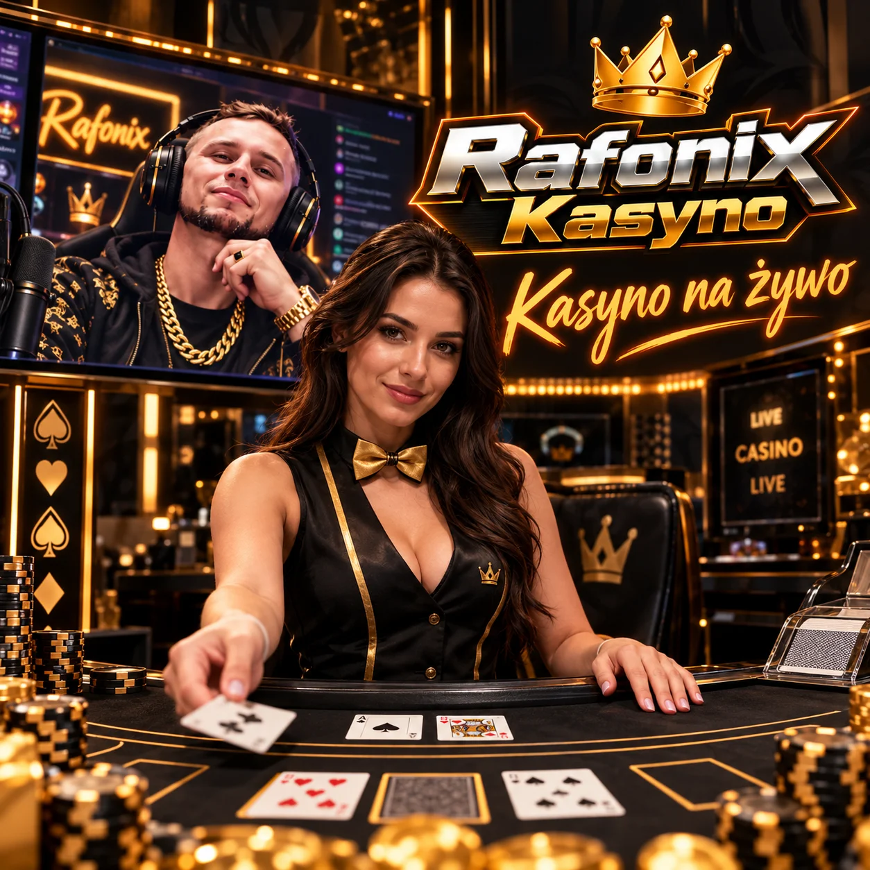 Kasyno na żywo od Evolution w Rafonix Kasyno